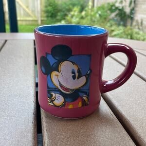 Walt Disney Mickey Mouse Mug Burgundy